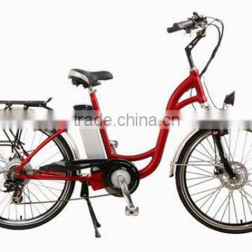 cheap green female buy electric city bike