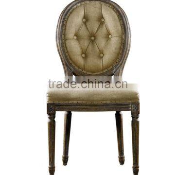 Vintage furniture wooden louis chair luxury style hotel chair