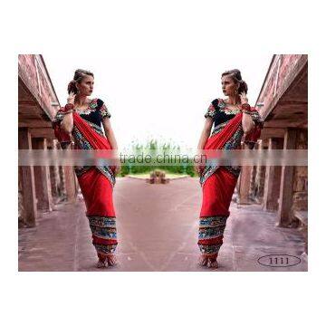 Brainy Mustard Satin Chiffon Saree/indian Designers Saree Online Shopping photo-6