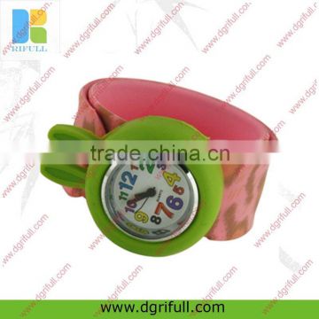 2014 clock wrist silicone watch for children