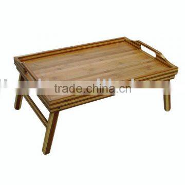 Bamboo breakfast table
