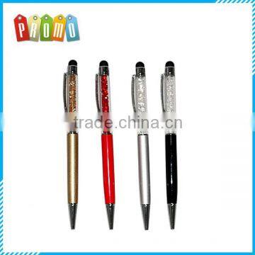 Colorful capacitance crystal ballpoint pen