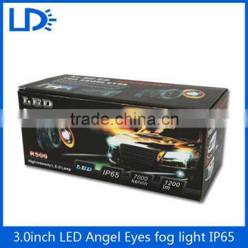 3inch White Blue LED Fog Light COB Halo Angel Eye Rings Fog Lights for Jeep photo-5