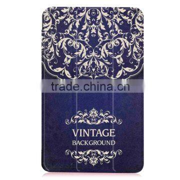 High Quality Hard PU Leather Material Multi Pattern Case Stand Tablet Case for Samsung Tab E 8.0 photo-2
