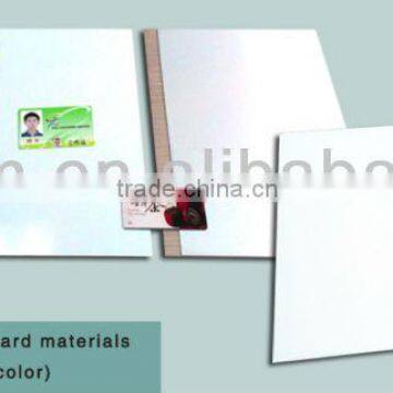 ID card making material laminated printing sheet 0.3mm thin plastic card