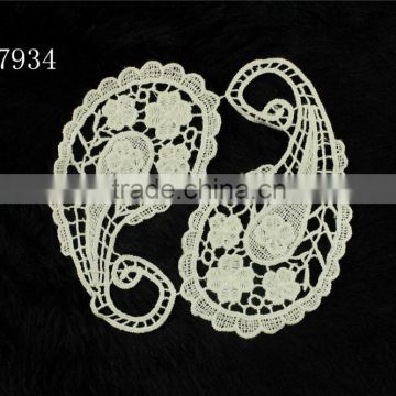 Fashion new design 100% cotton lace fabric embroidery designs