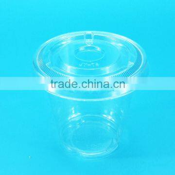 Flat Plastic Lid Customized Design Plastic OPS Flat Lids For Plastic cups