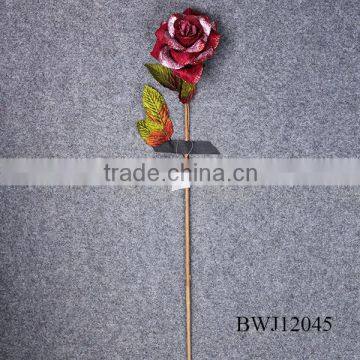 single branch artificial rose flower