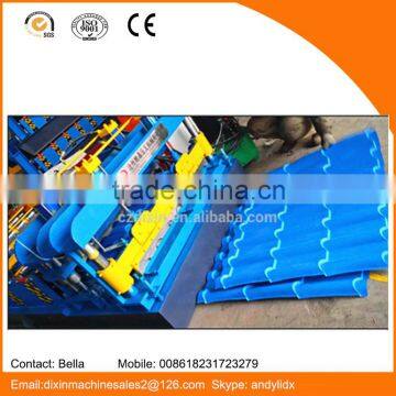 800 Hot Type Tile Steel Sheet Glazed Tile Making Machine/quality Glazed Tile Roll Forming Machine Roll Forming Machine for Roof photo-5