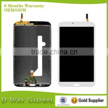 Original part replacement lcd display 8" inch for Galaxy tab 3 T310 lcd assembly glass panel lens