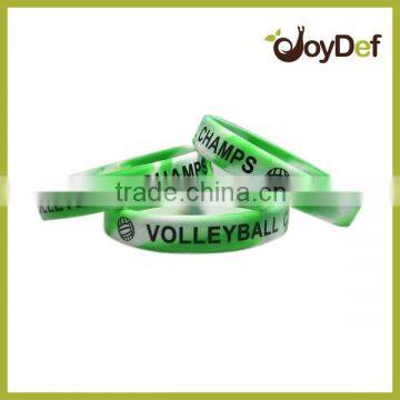 Newest Cheap Custom Rubber Silicon Bracelets with Printed Logo