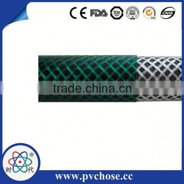 PVC Plastic Coiled Green Garden Conduit And Brass Fittings