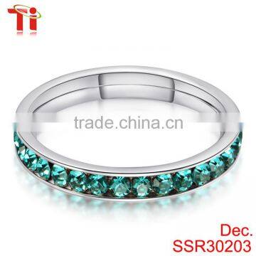 Turquoise birthstone ring for newborn gift, best birthday gift, promotive gift,2016 Christmas gift
