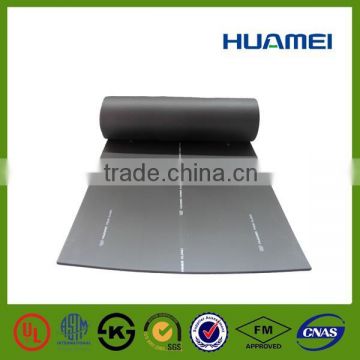 Huamei embossed texture rubber foam insulation roll