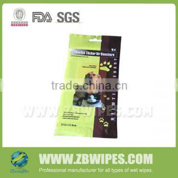 Antibacterial Pet Wipes Wet Tissue for Dog Cat