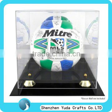 Classic Soccer Ball Display Case and Mirror Back