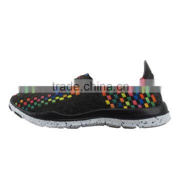 2015High quality ladies casual woven shoes outdoor footwear