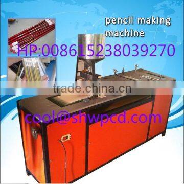 Automatic wooden waste paper pencil making machine