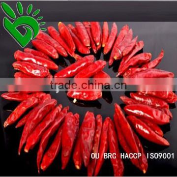 With ISO9001 HACCP OU BRC Certificates Whole Chili Pepper