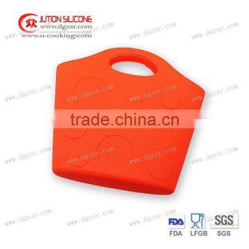 2012 top used fancy silicone shopping bag