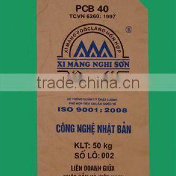 PP woven laminated paper bag