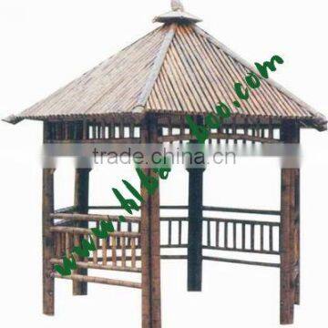 Natural Black bamboo gazebo