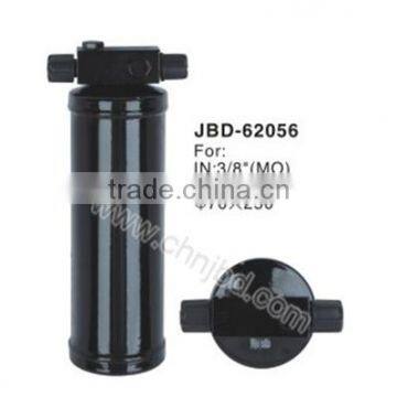 LONGQUAN ac accumulator &drier with bracket,Low price auto ac parts steel auto receiver drier