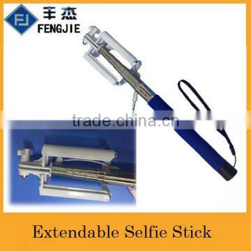 Extendable Cable Take Pole Selfie Stick For Sale