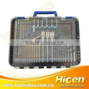 100PCS Drill Bits Set In Plastic Case