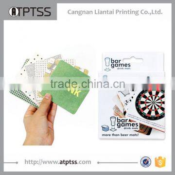 OEM Cute Absorbent Paper Coffee Coaster With Unique Design photo-2