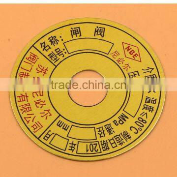 Small Round Lettering Embossed Aluminium Tags photo-5