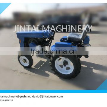 china factory supply 15HP mini farm garden tractor, with plough and trailer