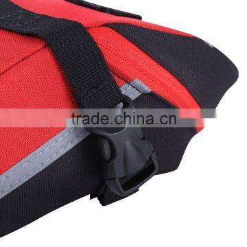 B - SOUL Outdoor Cycling Seat Panniers Mountain Bike Bicycle Saddle Bag Adjustable Quakeproof Padded Cycling Seat Tail Bag photo-3