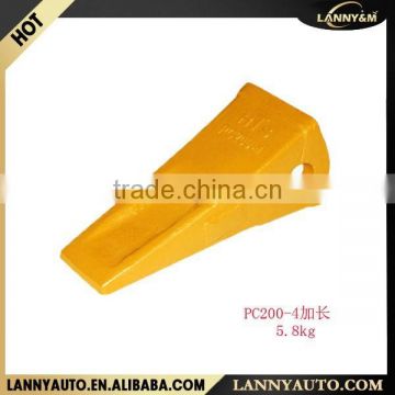 PC200-4 Lengthen backhoe bucket teeth, PC200 excavator bucket teeth