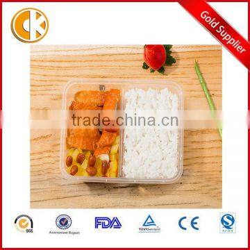 Kitchen sets 2 compartments food storage containers