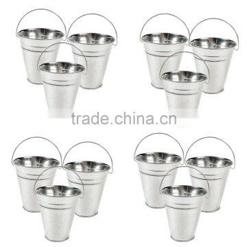 Toys Large Galvanized Buckets Great Buckets for Planters or Unique Goody Baskets photo-2