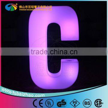 High Bright Waterproof LED PE Letters/Alphabet Letters