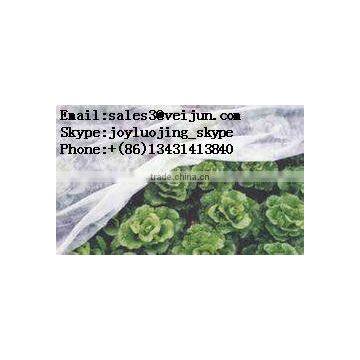 Spunbonded nonwoven for greenhouse fabric cover