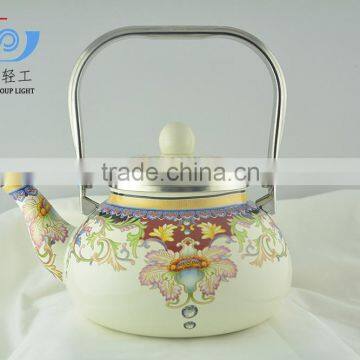 ENAMEL KETTLE MELON SHAPE 2.5L photo-5