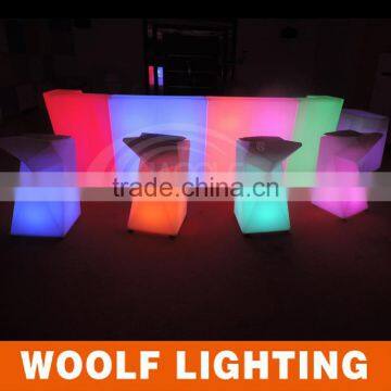2014 Hot !!! Color Changing Rechargeable Outdoor Waterproof Led Bar Table photo-4