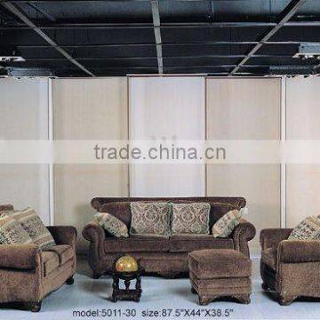 Chesterfield Sofa Set. Genuine Leather Sofa Set. American Modern Style Leather Sofa Set B48150