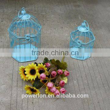 2015 New Design Shabby Chic Decoration Iron Butterfly Small Bird Cage photo-3