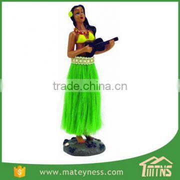 Posing Mini Doll Hula Girl Dashboard photo-3