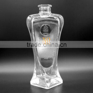 Wholesale 700ml whisky liquor vodka bottle wine spirit decanter