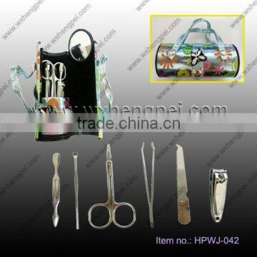 Wedding Gift Cylinder Handbag Six Piece Set Manicure Set