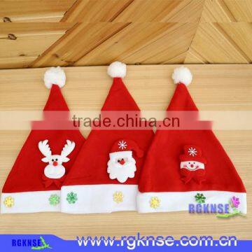 Christmas hat 2016 Santa Claus Christmas Decoration Hat Red And White Party Hats Holiday