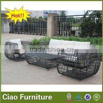 Garden Furniture Outdoor Rattan USA Style Outdoor Big Sofa Set photo-4