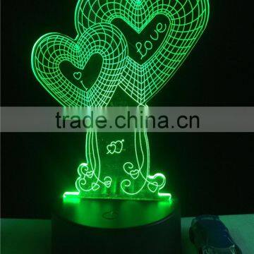 2017 Valentine's Gift 3d night lights