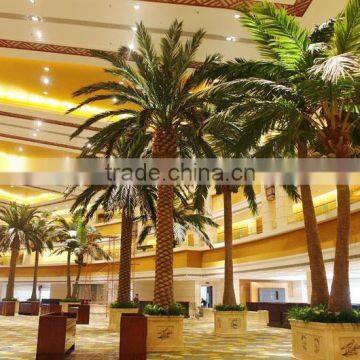 Top Fake Fiber Glass Palm Tree Indoor and Outdoor Decoration Artificial Outdoor Palm Trees photo-2