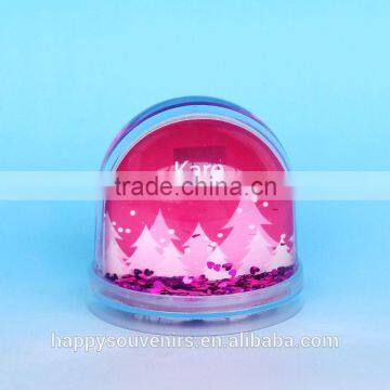 New Custom High Quality Plastic Snow Globe With Photo Insert photo-4